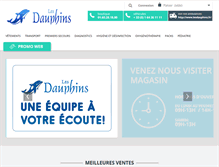 Tablet Screenshot of boutique-lesdauphins.fr